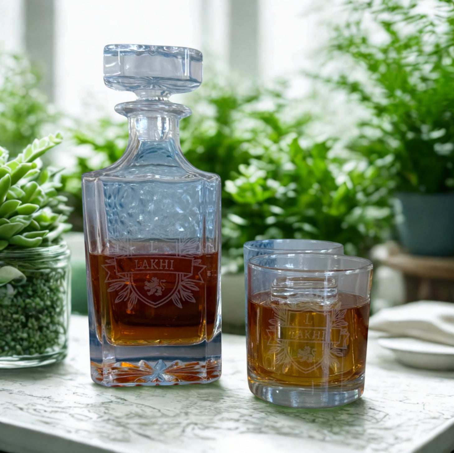 Decanter and Glasses