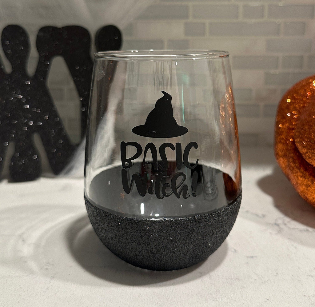 Basic Witch Stemless Wine Glass