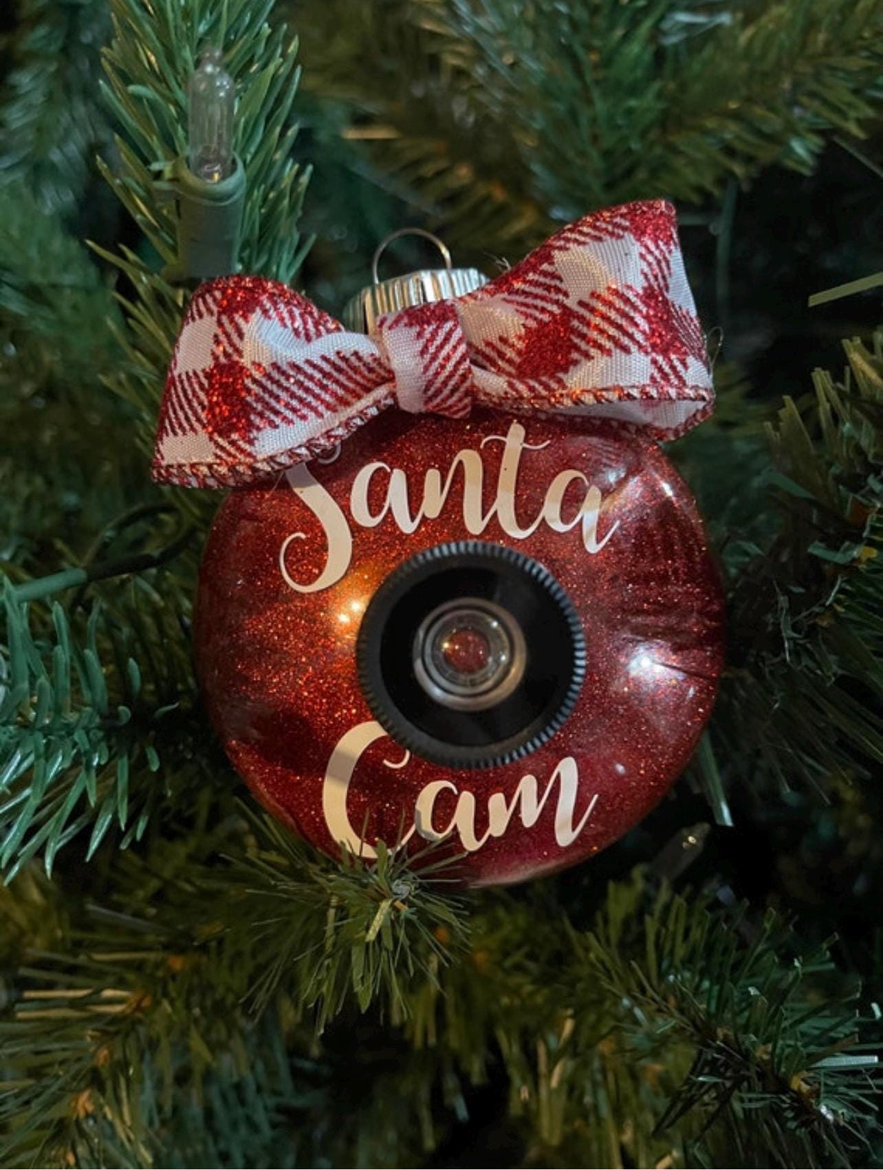 Santa Cam Ornament