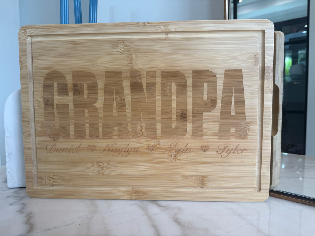 Grandpa Cutting Board