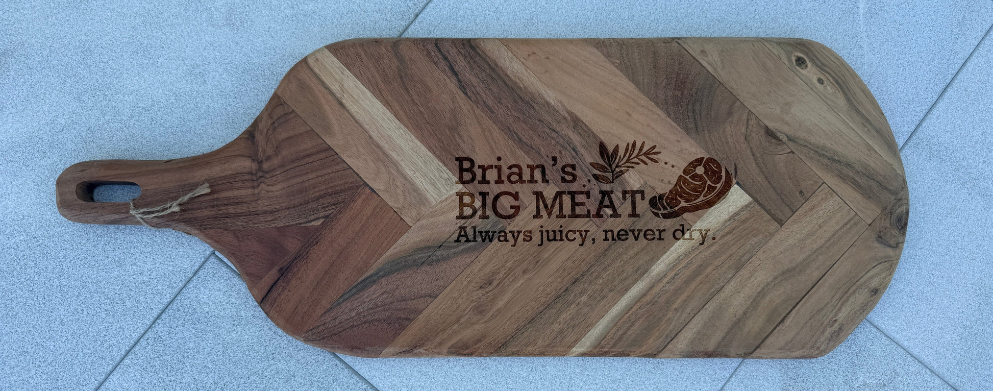 Tasty Meat Cutting Board - Oval