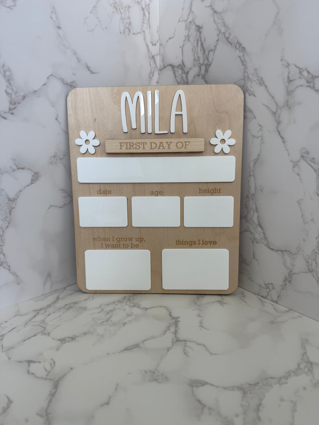 Simple Back to School Sign