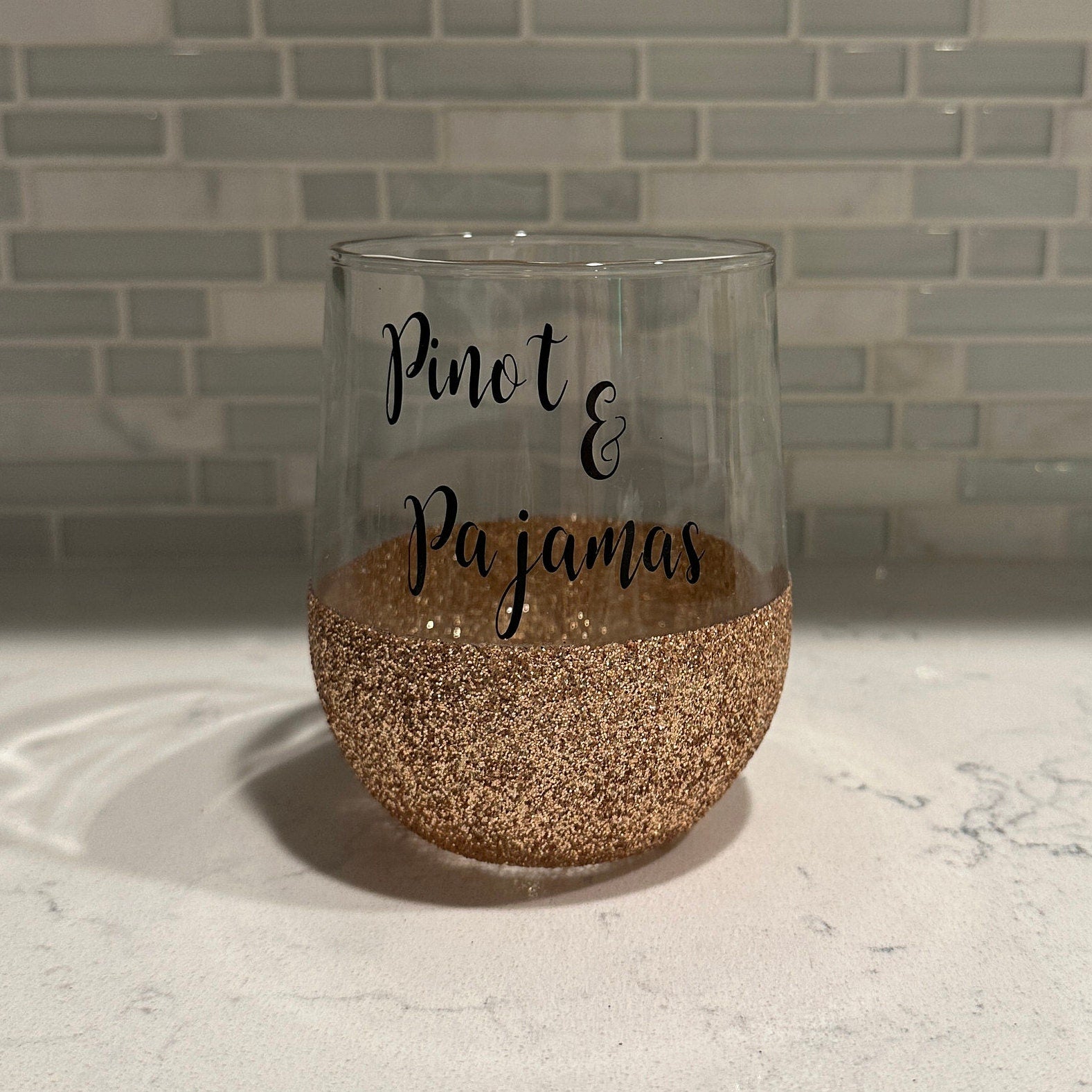 Pinot & Pajamas Stemless Wine Glass