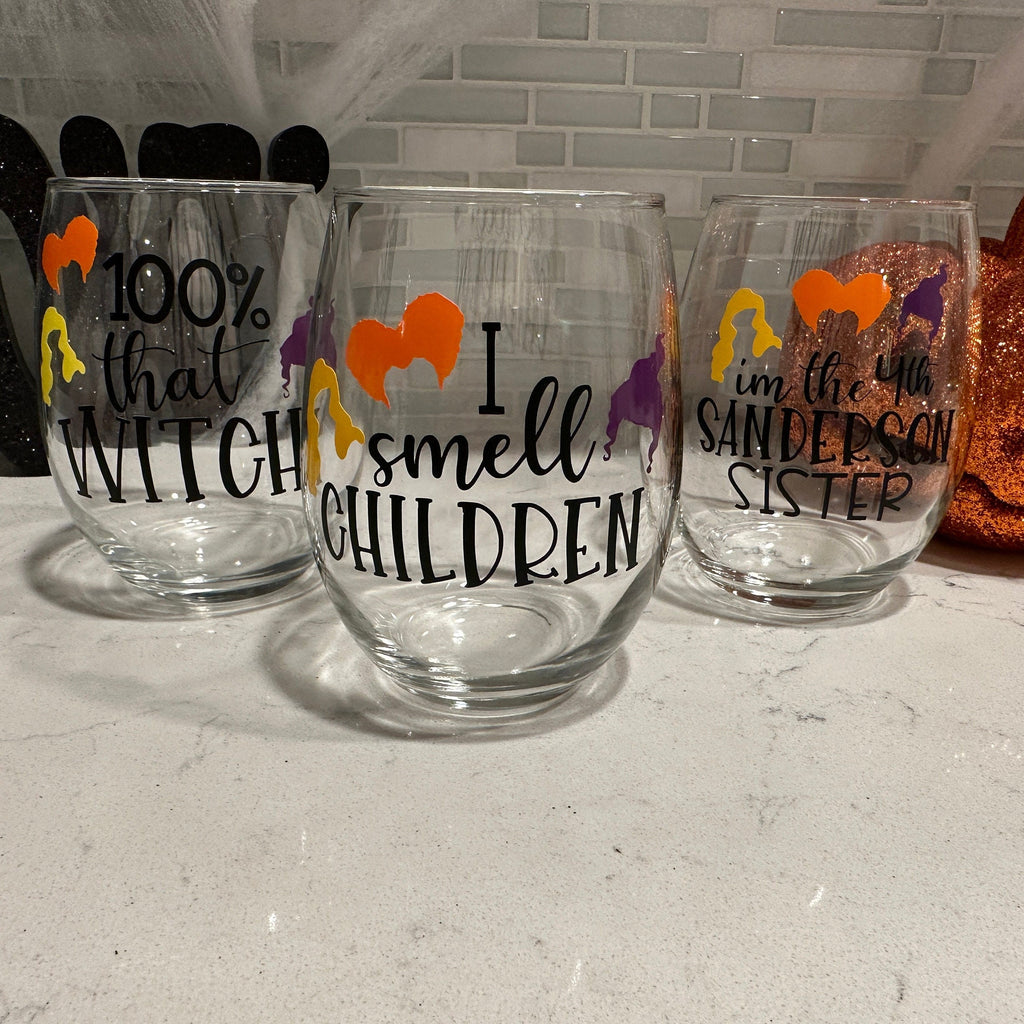 I’m the 4th Sanderson Sister Stemless Wine Glass