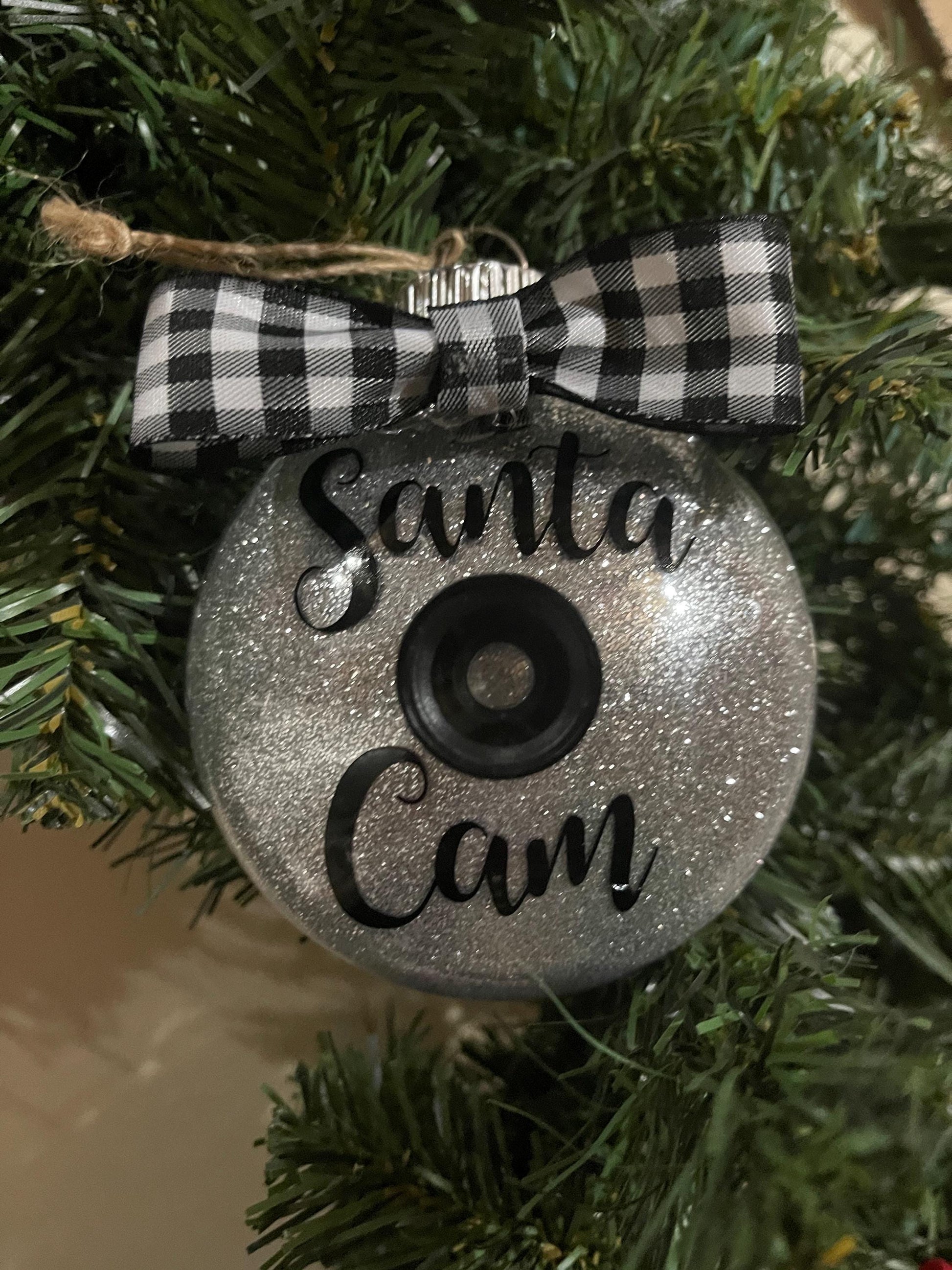 Santa Cam Ornament