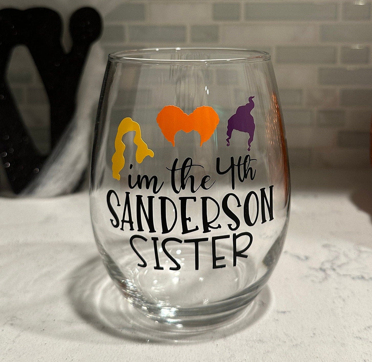 I’m the 4th Sanderson Sister Stemless Wine Glass