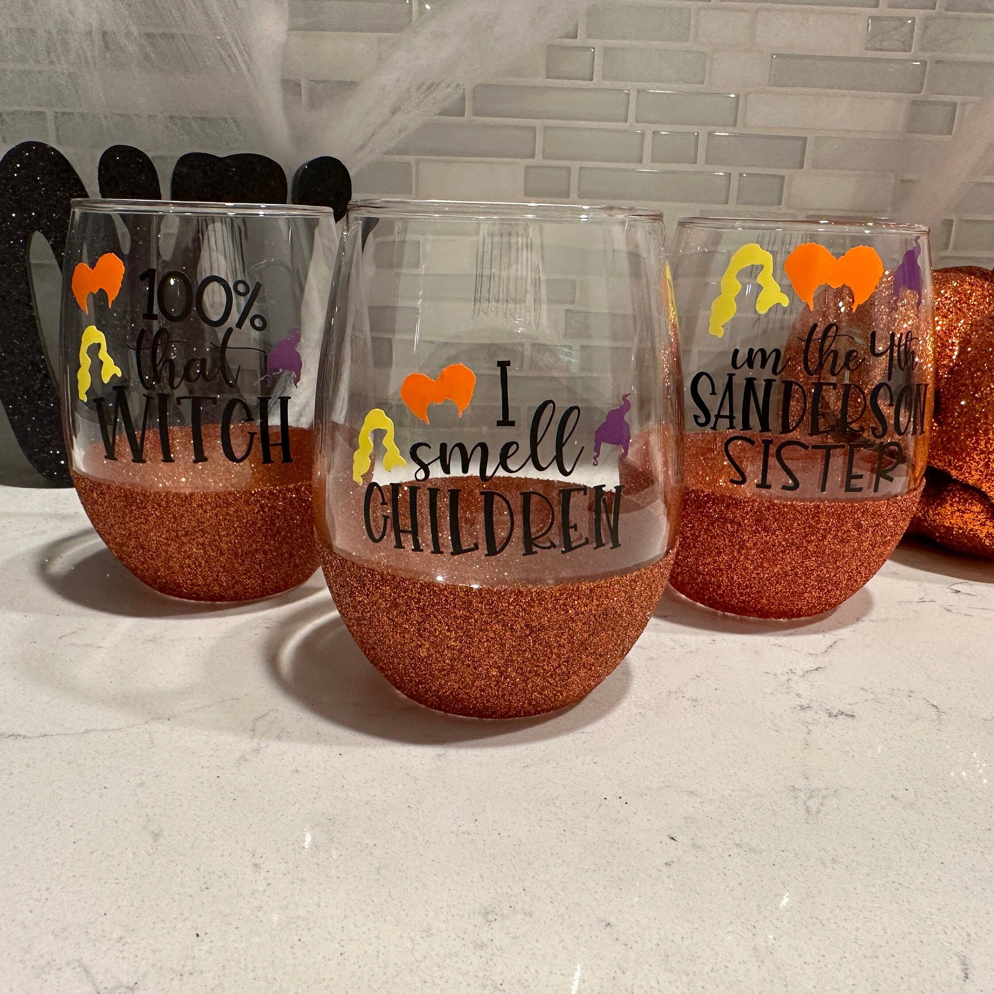 I Smell Children Stemless Wine Glass