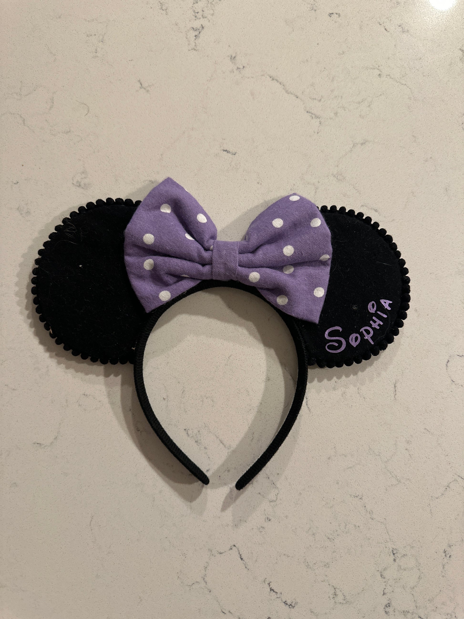 Custom Minnie Mouse Ears