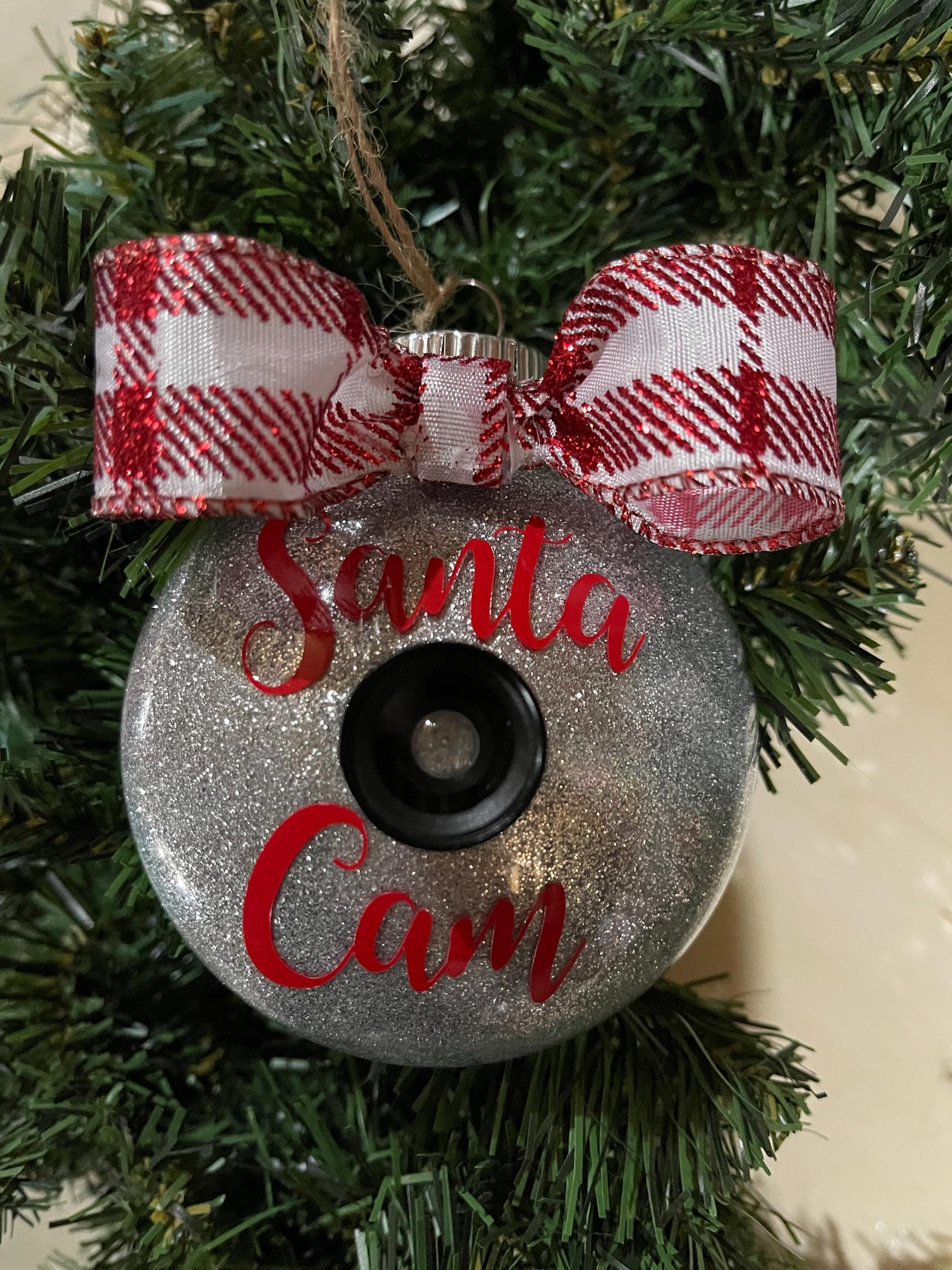 Santa Cam Ornament