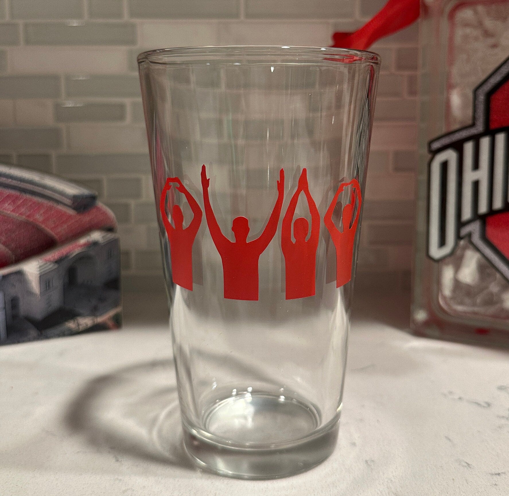 OHIO Silhouette Pint Glass