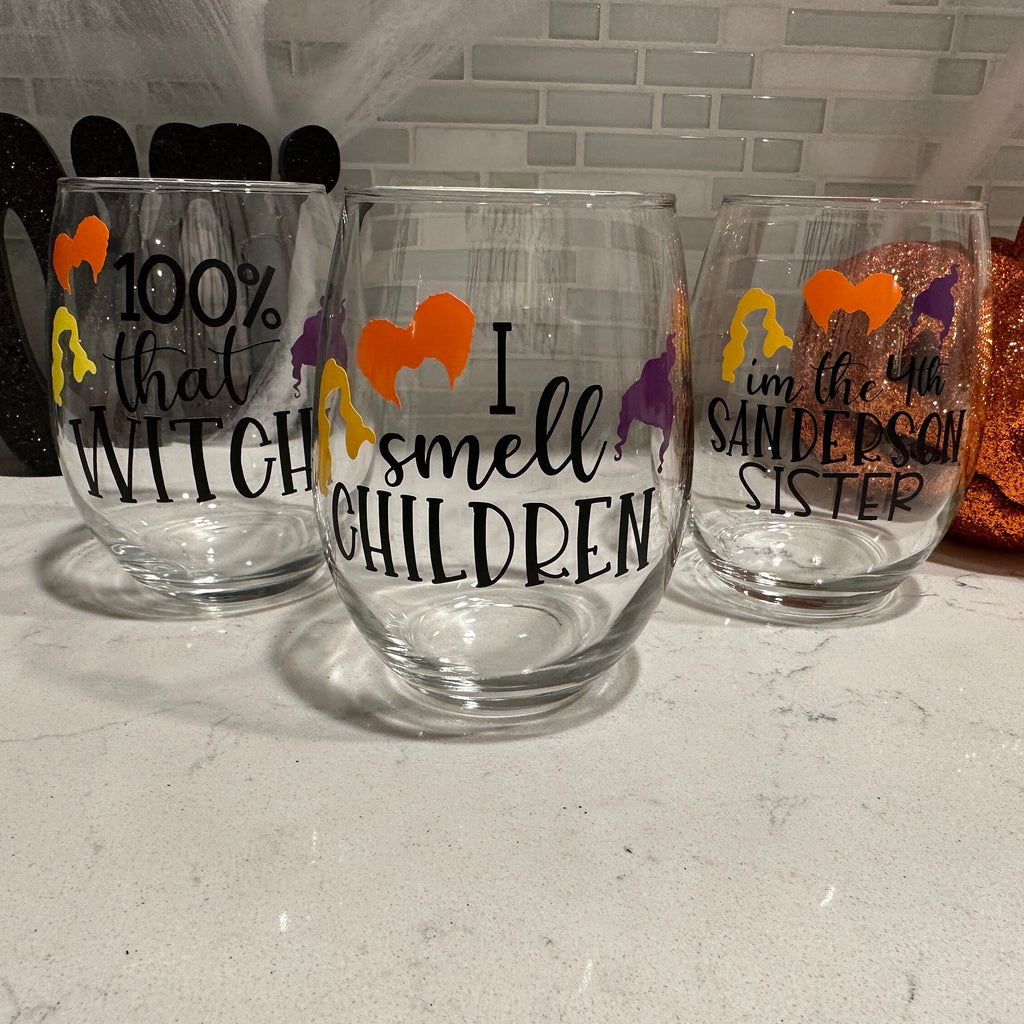 100% that Witch Stemless Wine Glass
