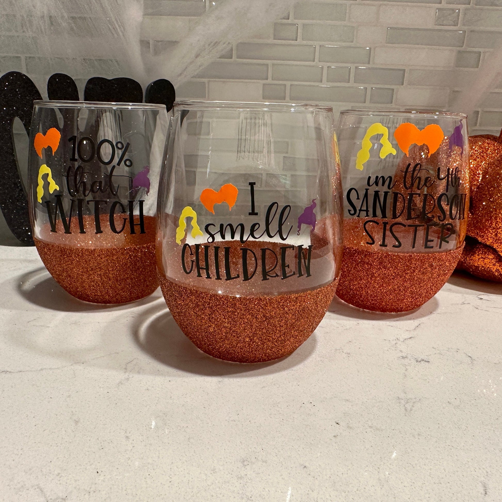 I’m the 4th Sanderson Sister Stemless Wine Glass