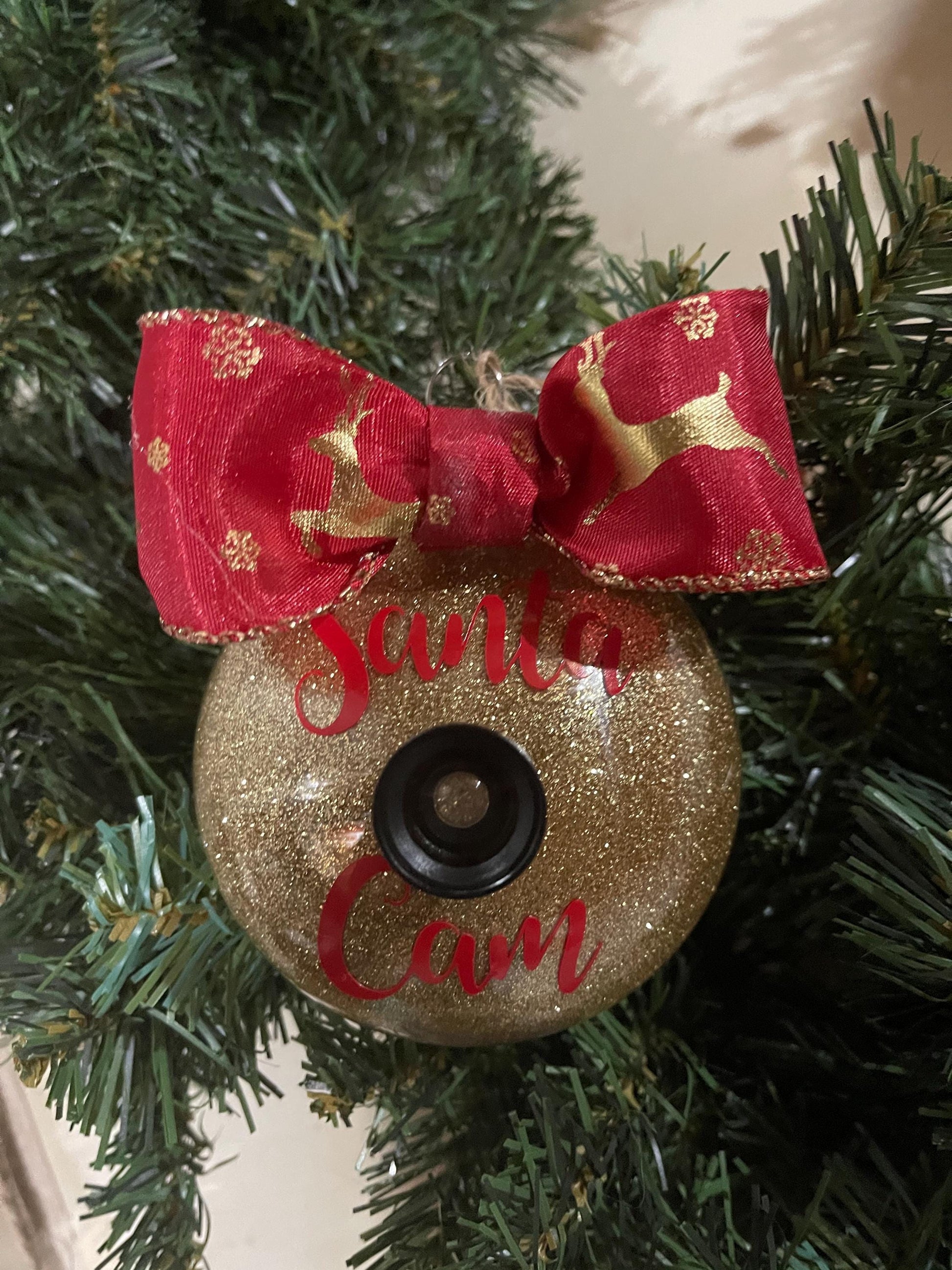 Santa Cam Ornament