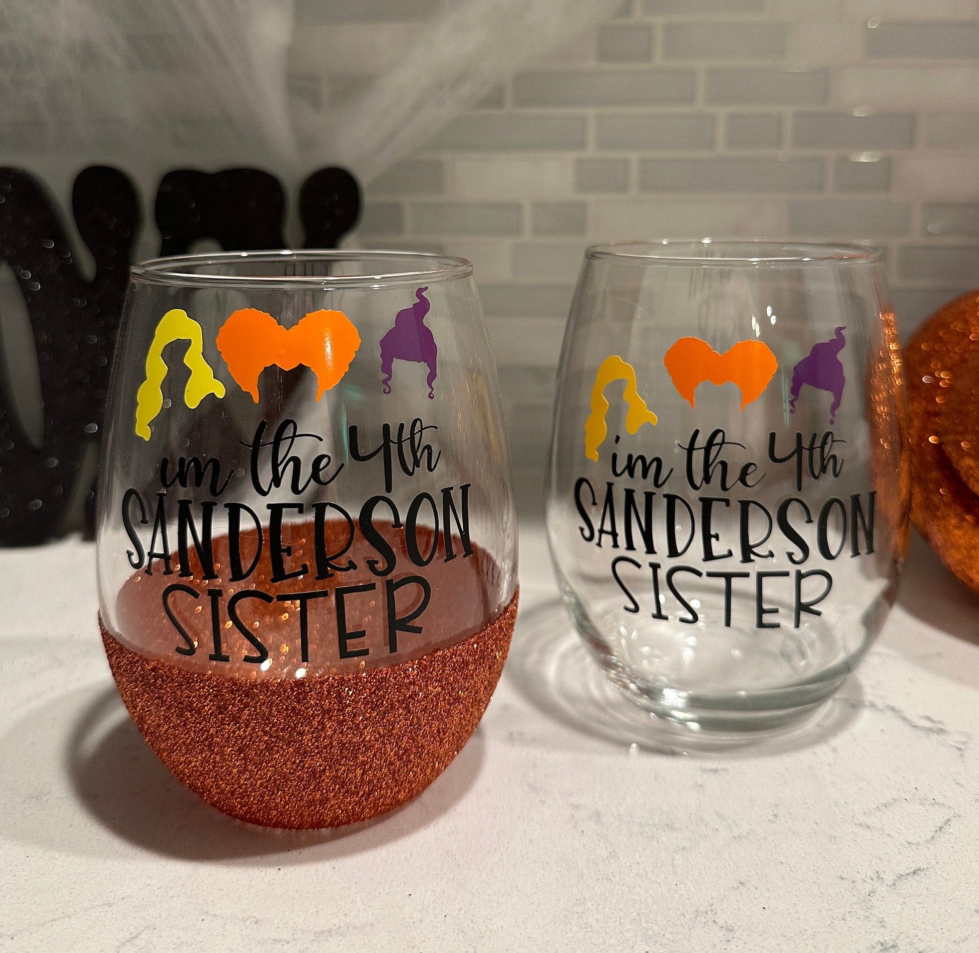 I’m the 4th Sanderson Sister Stemless Wine Glass