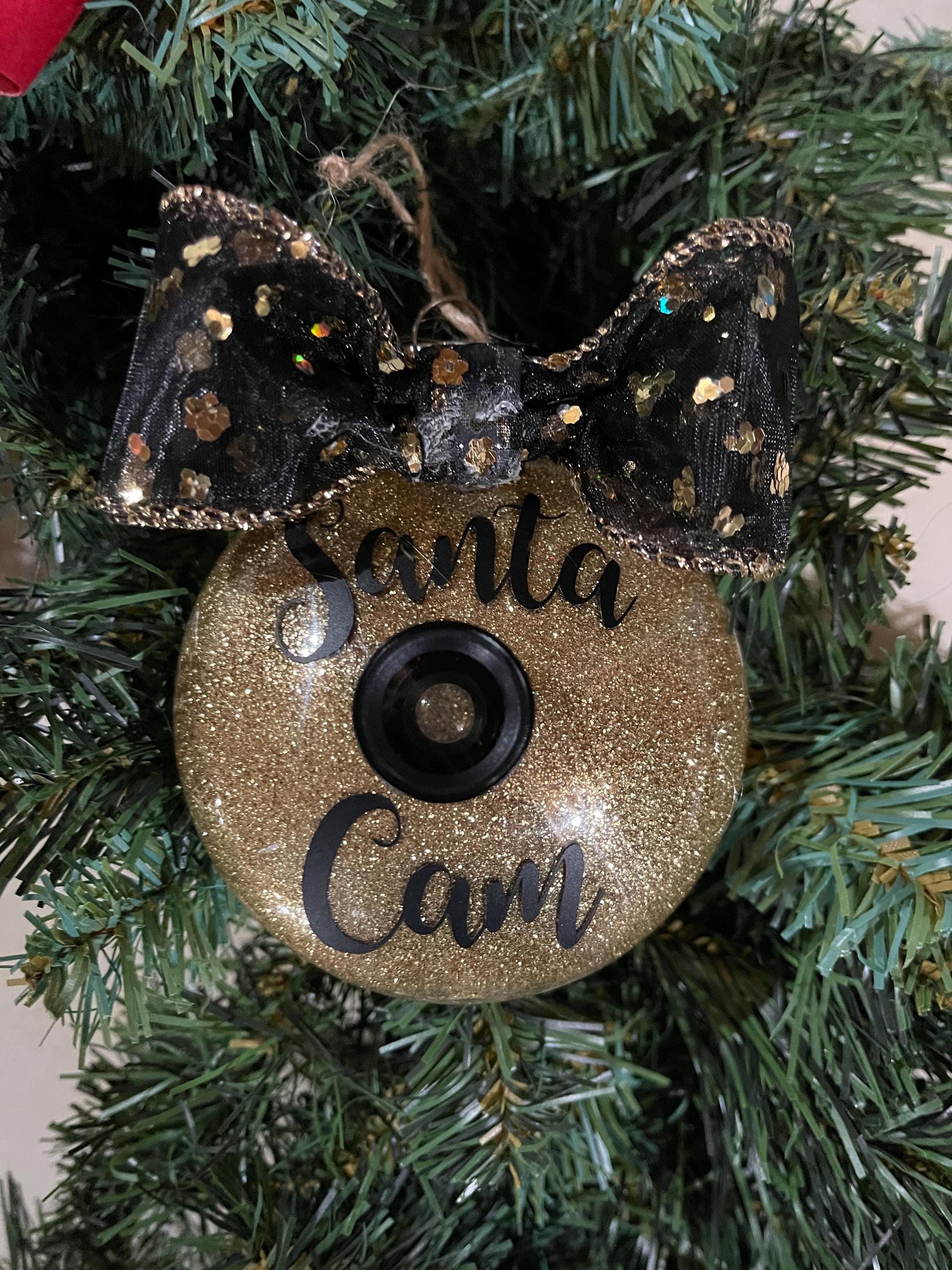 Santa Cam Ornament