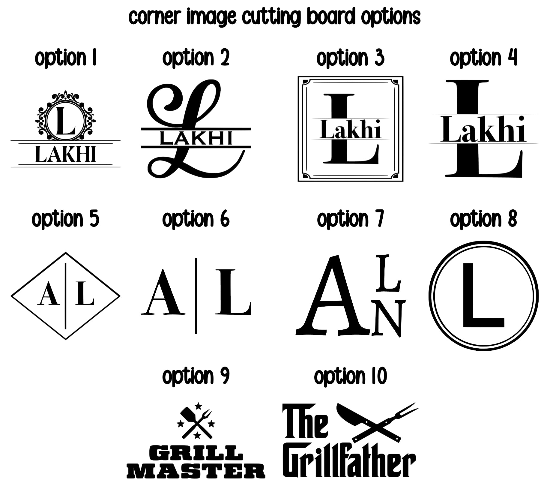 Cutting Board (Corner Logo)