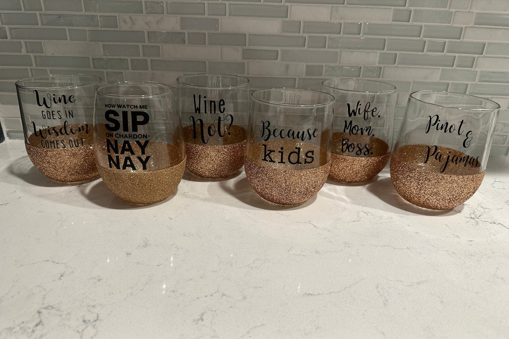 Wine Not? Stemless Wine Glass
