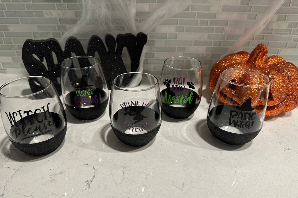 Basic Witch Stemless Wine Glass