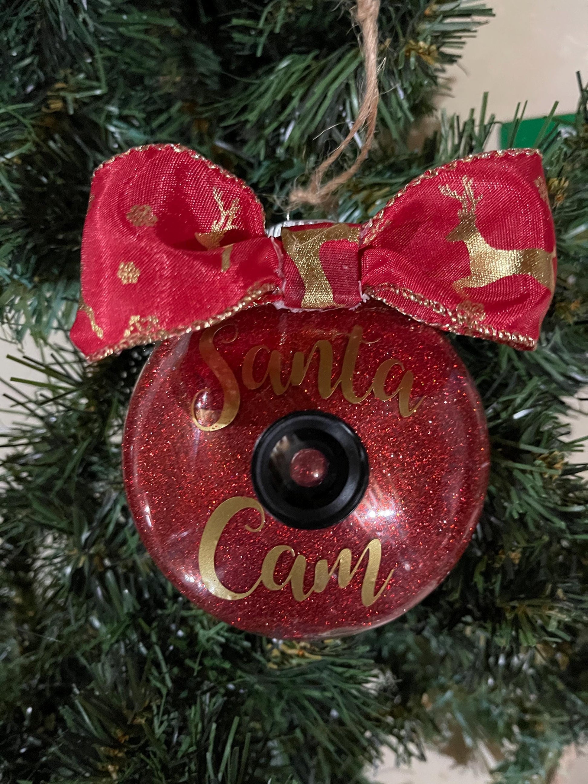 Santa Cam Ornament