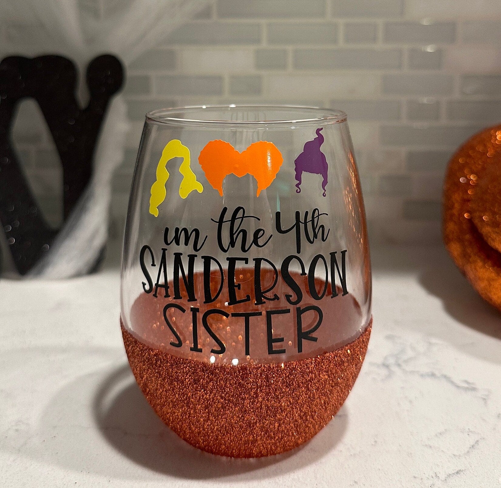 I’m the 4th Sanderson Sister Stemless Wine Glass