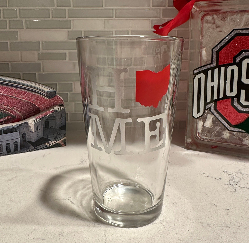 HOME Ohio Pint Glass