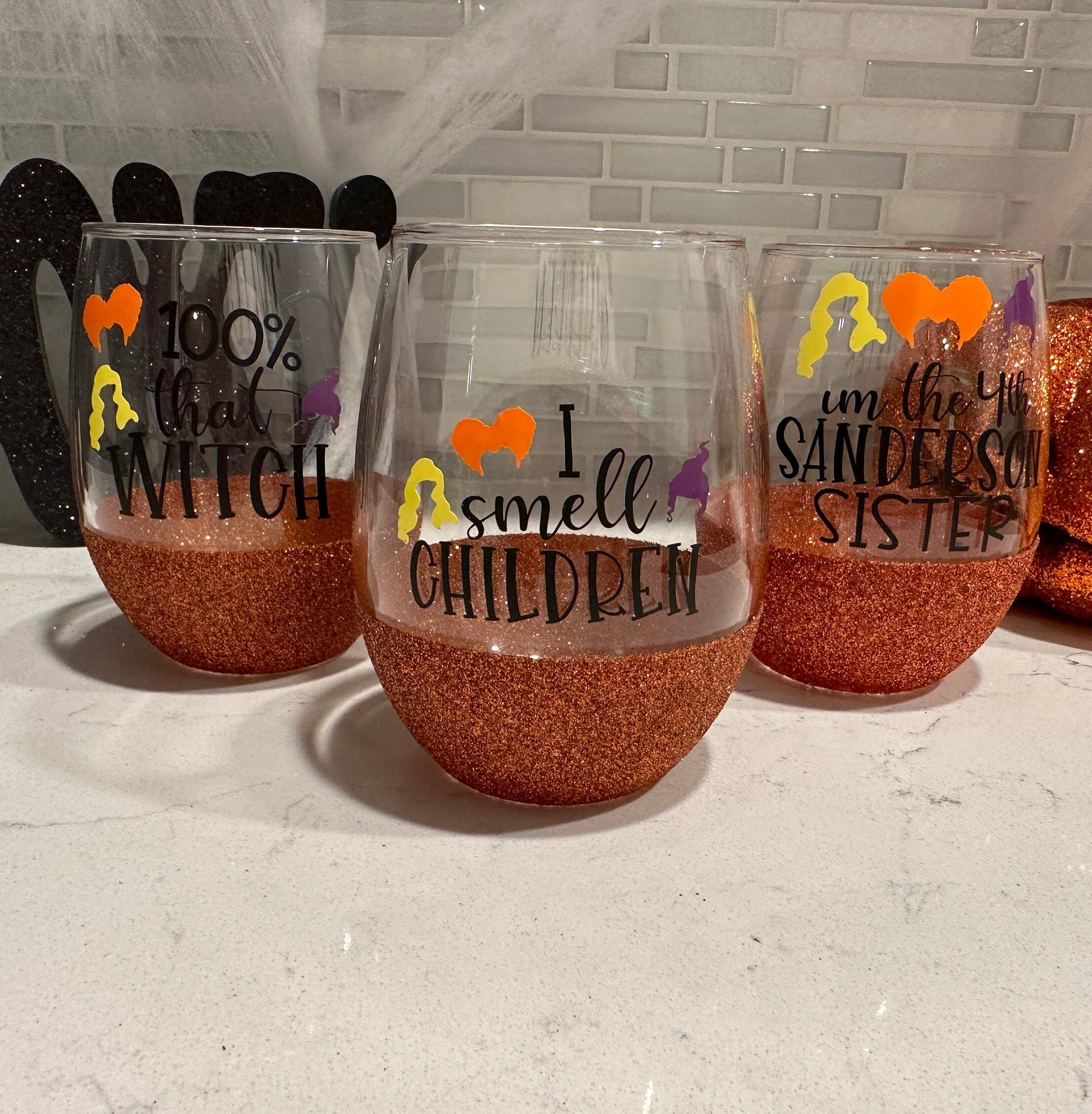 100% that Witch Stemless Wine Glass