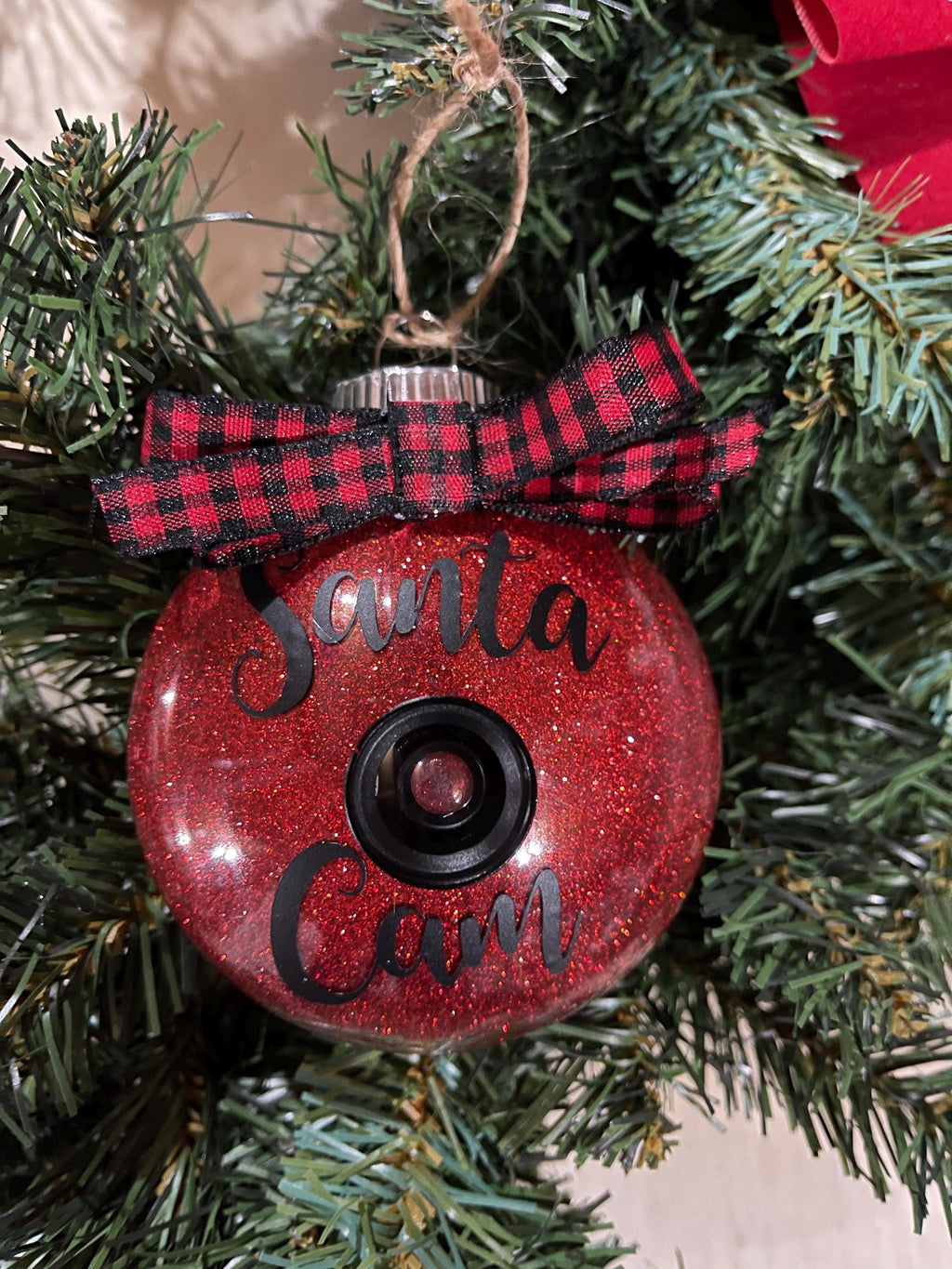 Santa Cam Ornament