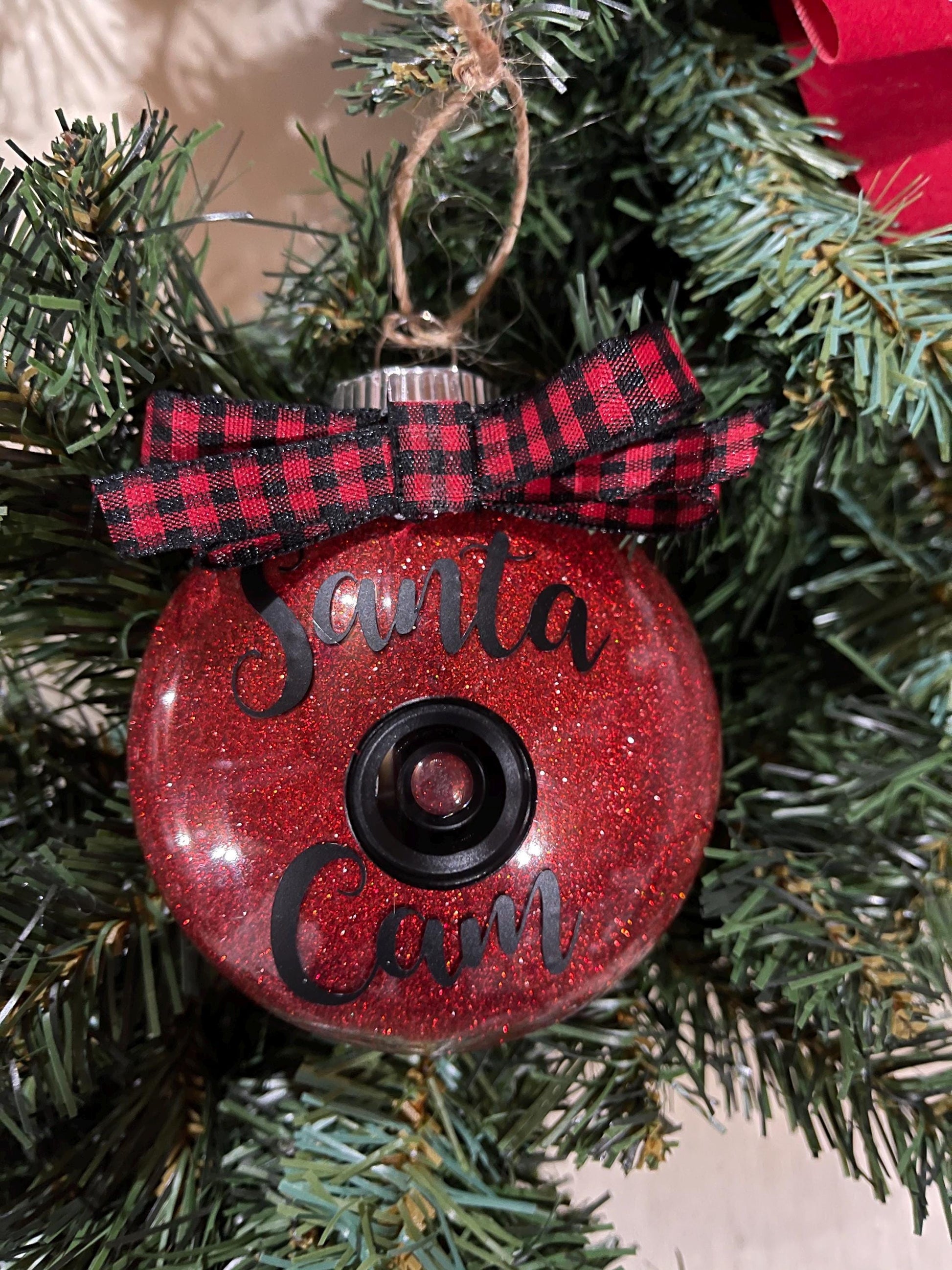Santa Cam Ornament