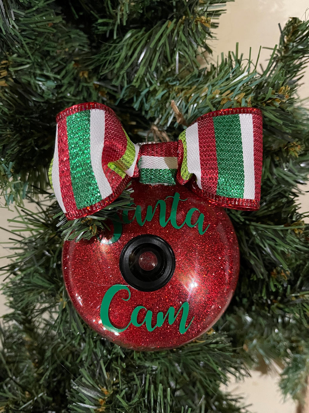 Santa Cam Ornament